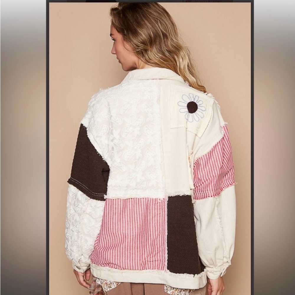 Pol New Embroidered Patchwork Jacket - image 2